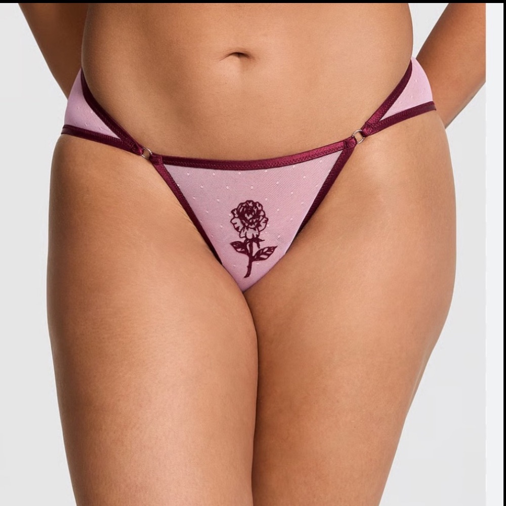 NWT PINK Victoria’s Secret Wink Cheeky Panty.